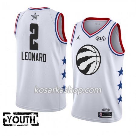 Dres Toronto Raptors Kawhi Leonard 2 2019 All-Star Jordan Brand Bijela Swingman - Dječji